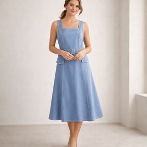 DKNY Pinstripe Cape Blazer Black Leather Collar Arm Slit Jacket XL NWT